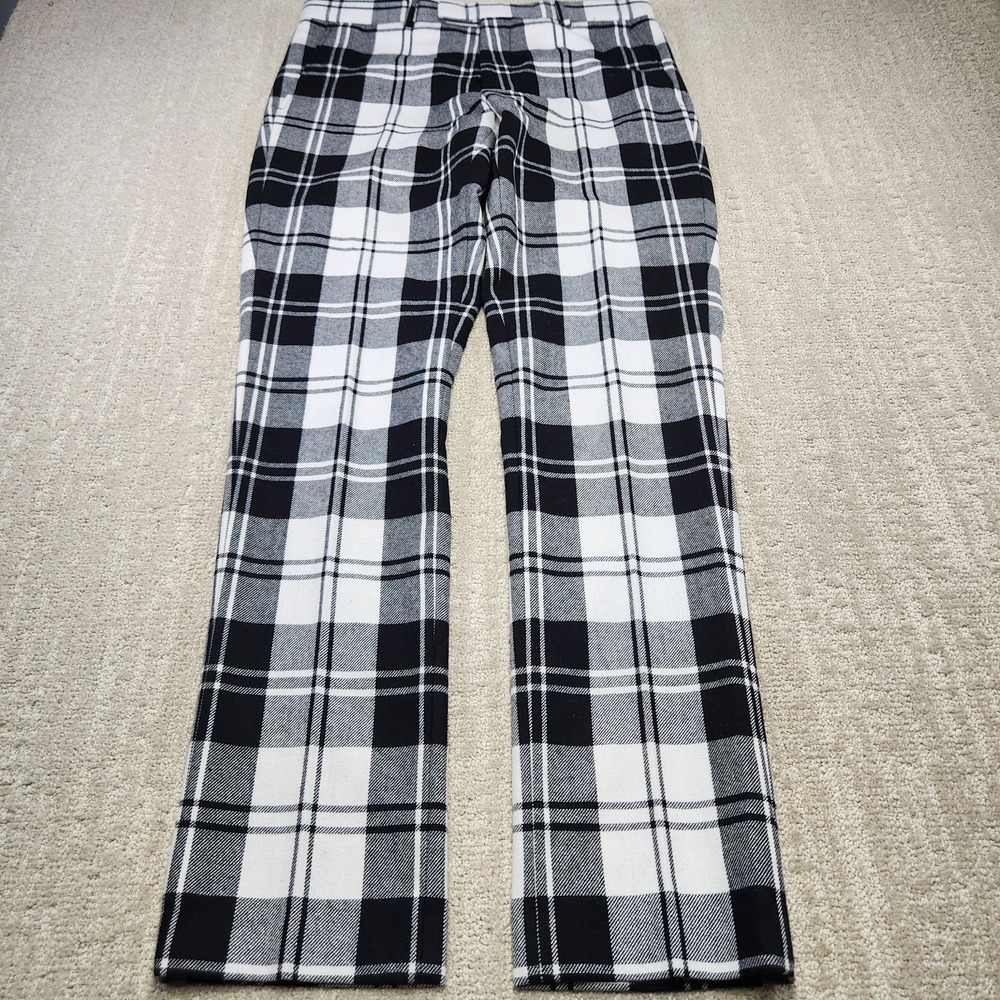 Twisted Tailor Pants Men 32x33 *READ Wool Blend Tweed Check Plaid Slim Fit Black